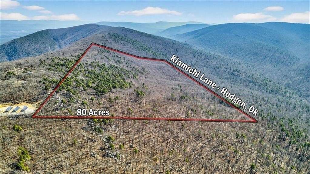 80 Acres of Recreational Land for Sale in Hodgen, Oklahoma