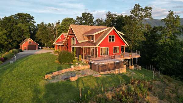 102 Acres of Agricultural Land with Home for Sale in Dandridge, Tennessee