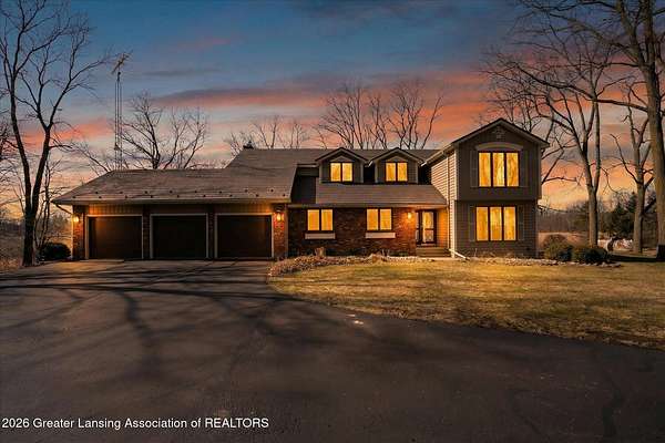 40.7 Acres of Land with Home for Sale in Mason, Michigan