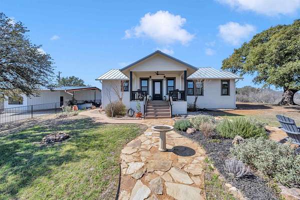 10.2 Acres of Land with Home for Sale in Llano, Texas