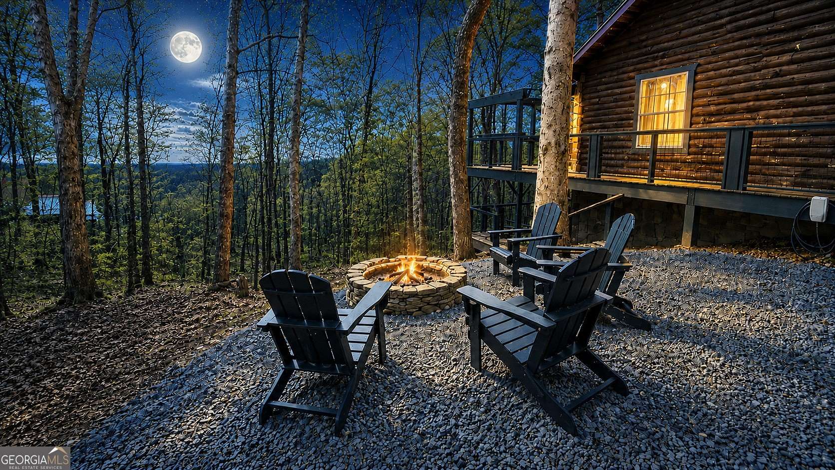 4.26 Acres of Land with Home for Sale in Ellijay, Georgia