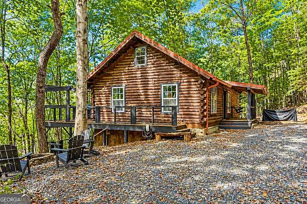 4.26 Acres of Land with Home for Sale in Ellijay, Georgia