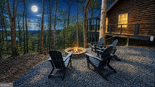 4.26 Acres of Land with Home for Sale in Ellijay, Georgia