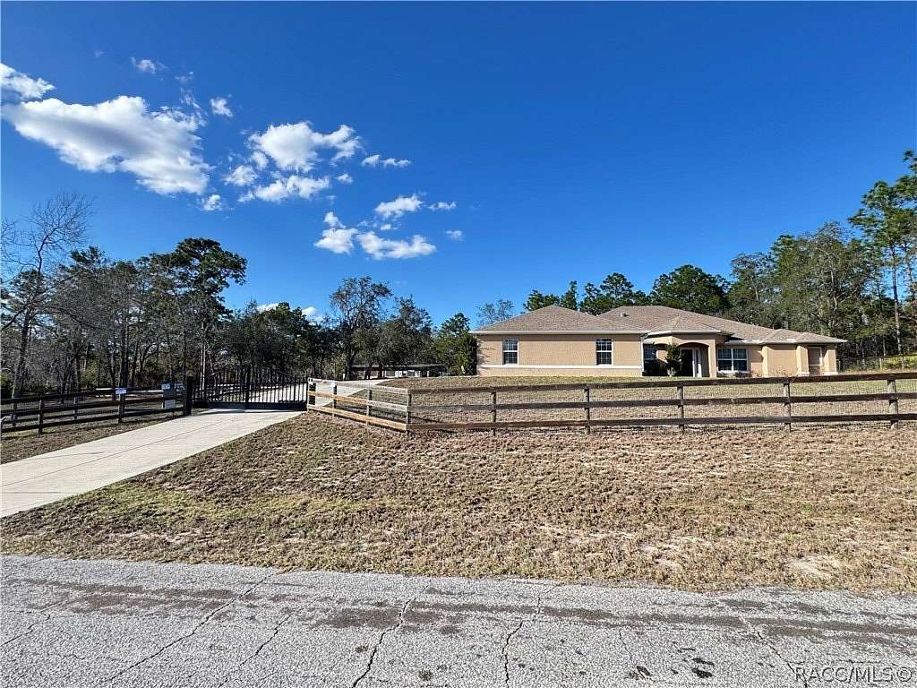 2.79 Acres of Land with Home for Sale in Beverly Hills, Florida