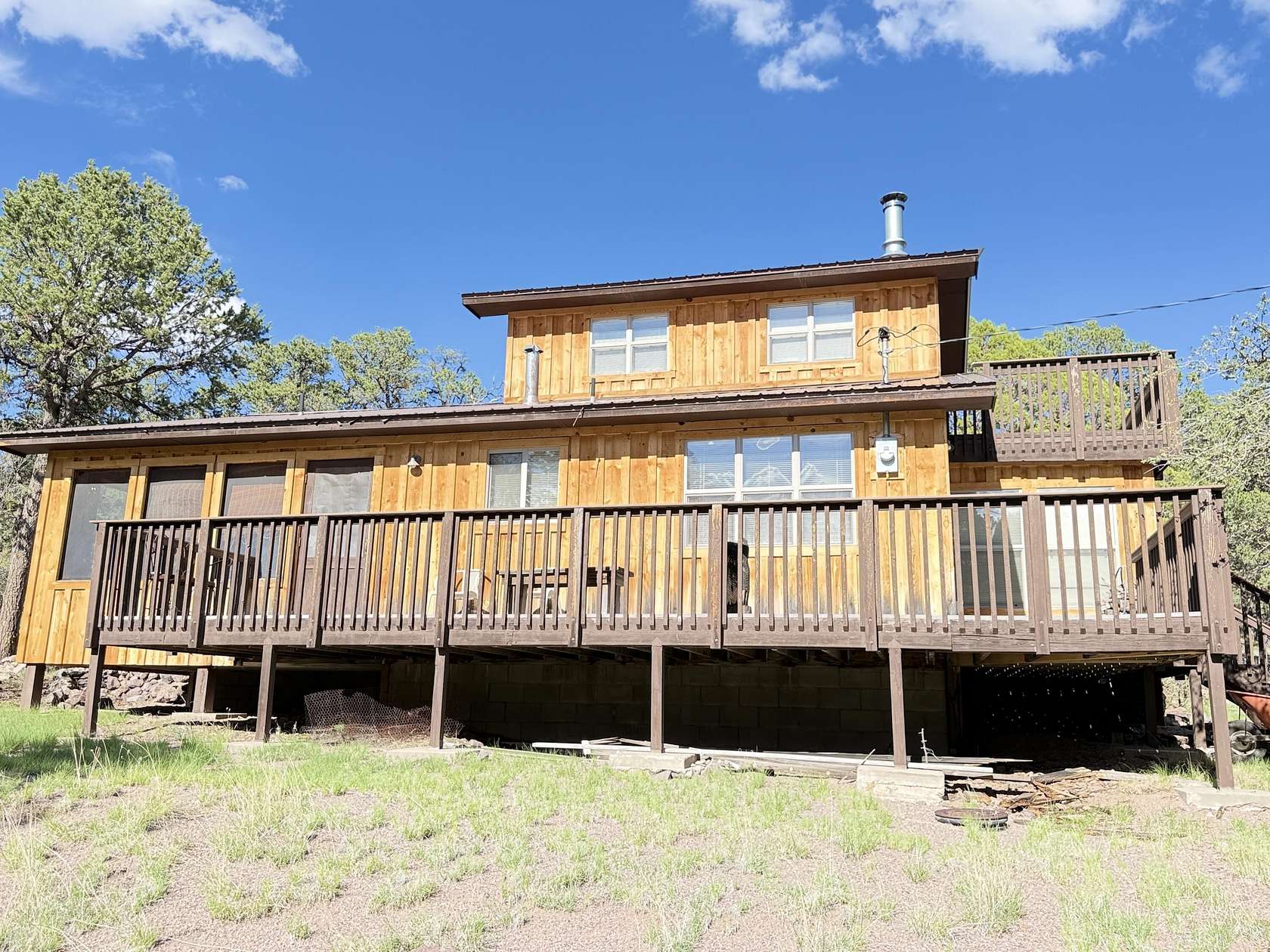 2.44 Acres of Land with Home for Sale in Magdalena, New Mexico