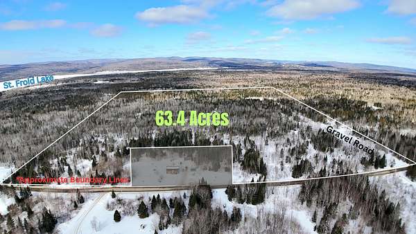 63.4 Acres of Recreational Land for Sale in Winterville, Maine