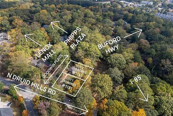 0.24 Acres of Land with Home for Sale in Brookhaven, Georgia