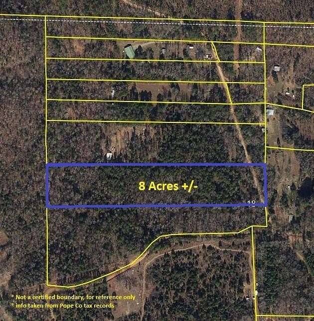8 Acres of Land for Sale in Dover, Arkansas