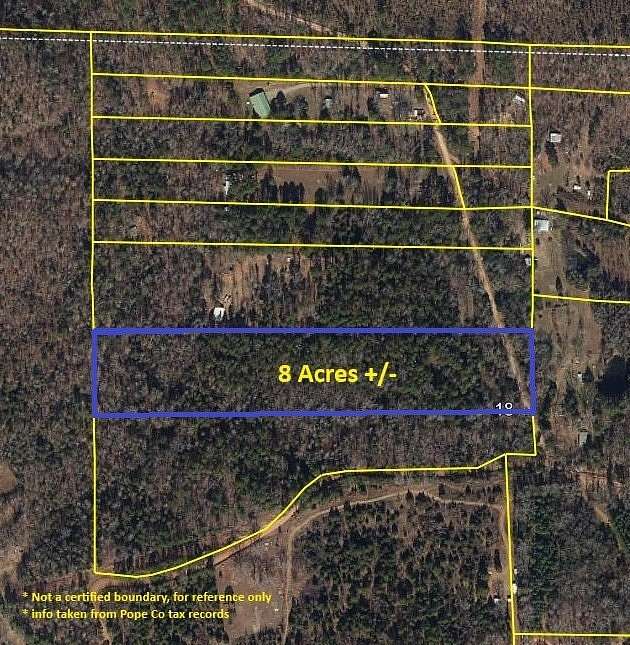 8 Acres of Land for Sale in Dover, Arkansas