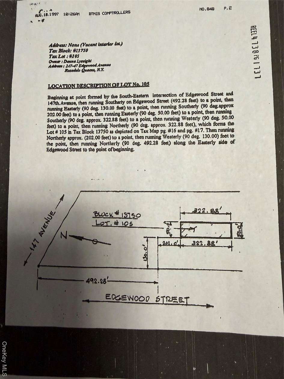 0.37 Acres of Residential Land for Sale in Rosedale, New York
