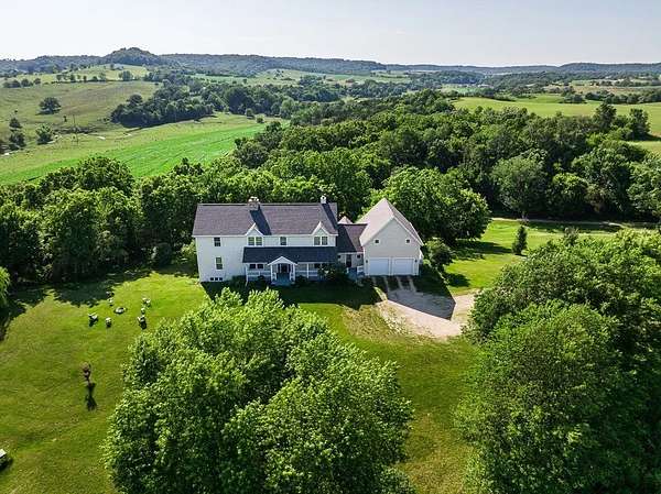 7.4 Acres of Land with Home for Sale in Elizabeth, Illinois