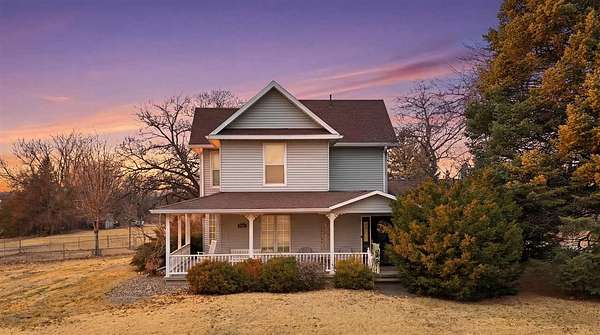 6.9 Acres of Land with Home for Sale in Washington, Iowa