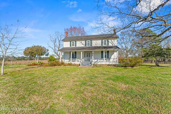 8.88 Acres of Land with Home for Sale in Gloster, Mississippi