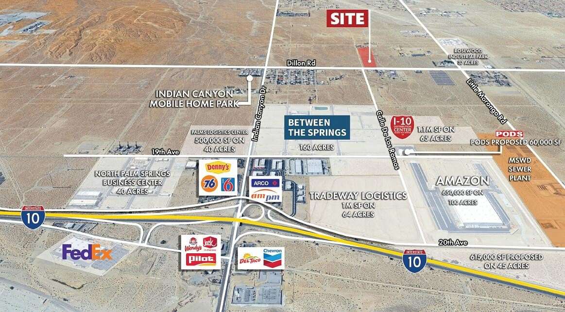 9.48 Acres of Land for Sale in Desert Hot Springs, California