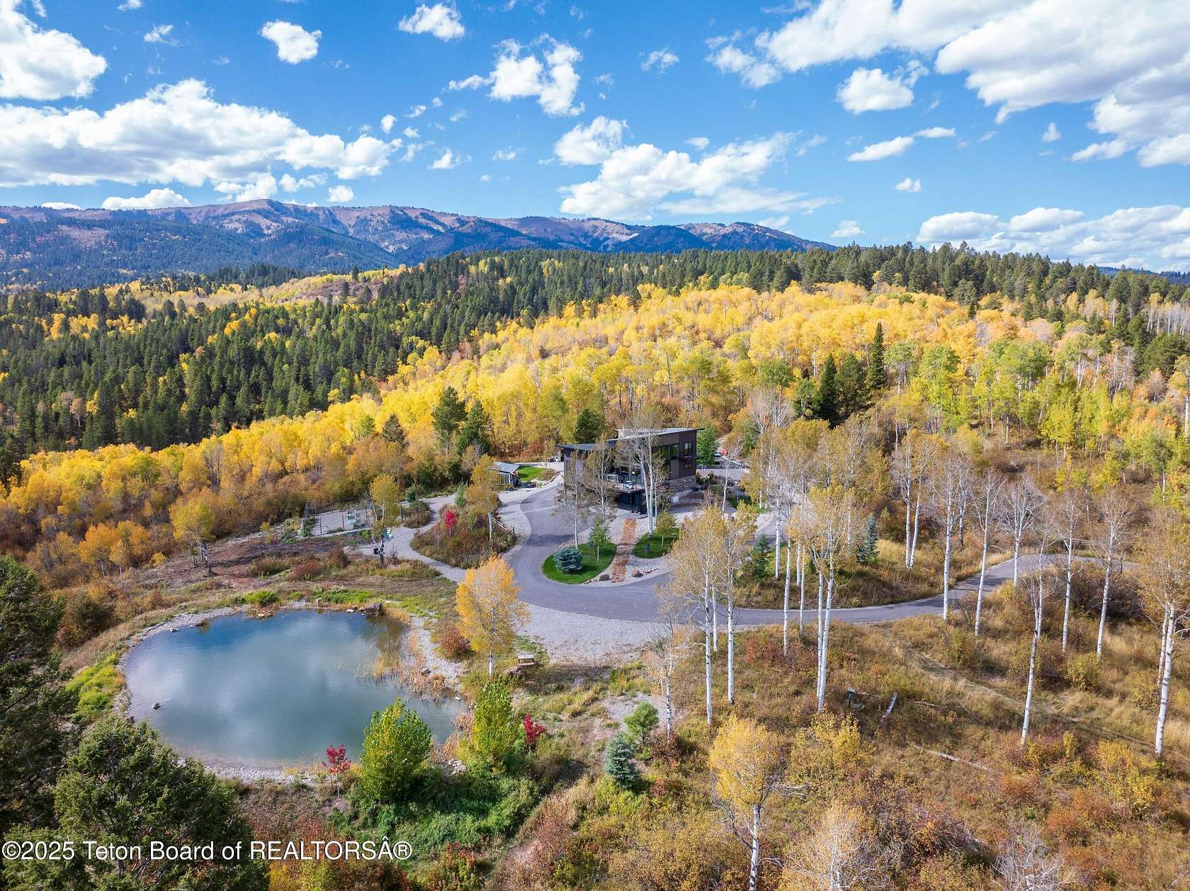 22 Acres of Recreational Land with Home for Sale in Alpine, Wyoming