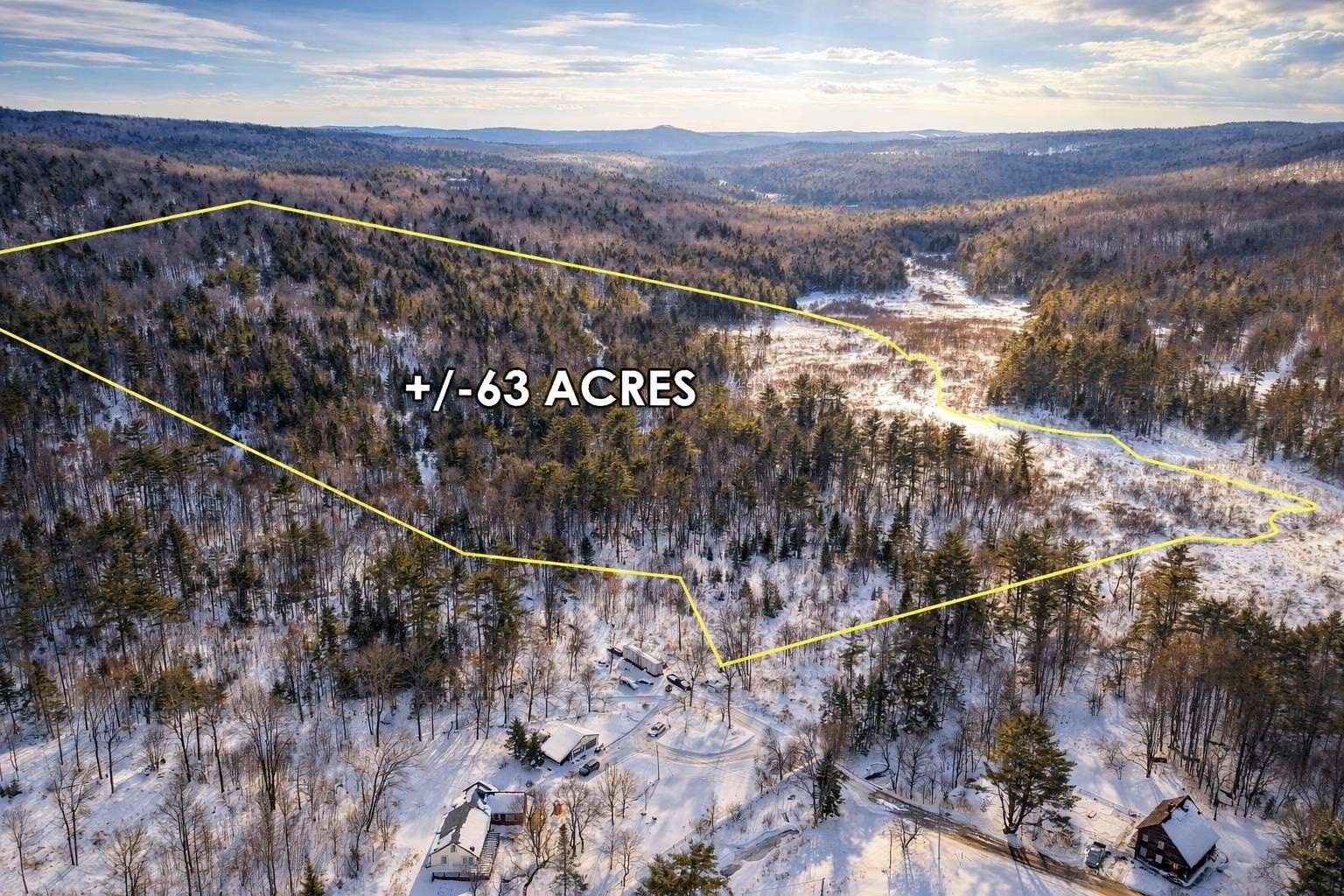63 Acres of Recreational & Residential Land for Sale in Lempster, New Hampshire