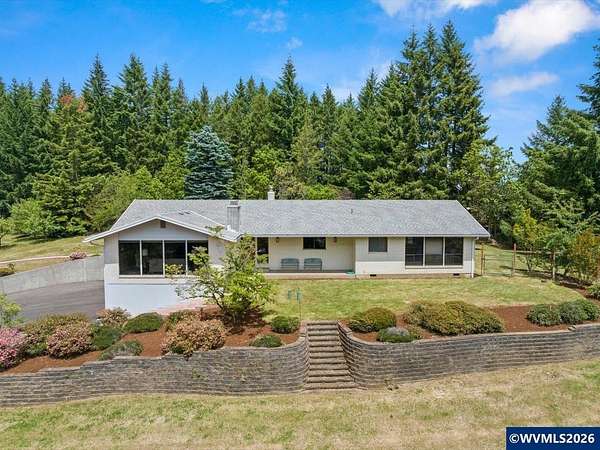 11.8 Acres of Land with Home for Sale in Corvallis, Oregon