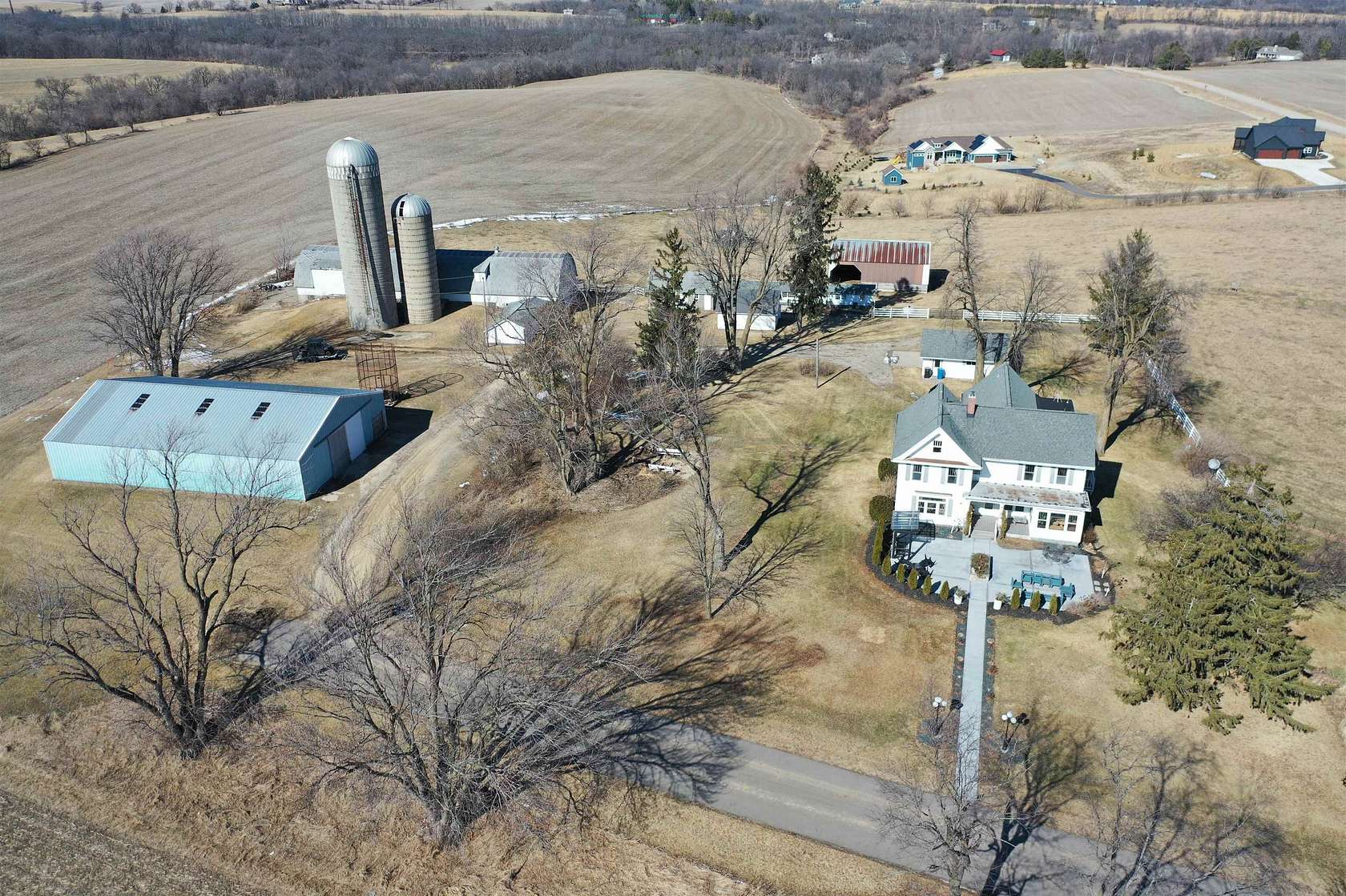 14.3 Acres of Land with Home for Sale in Mount Horeb, Wisconsin