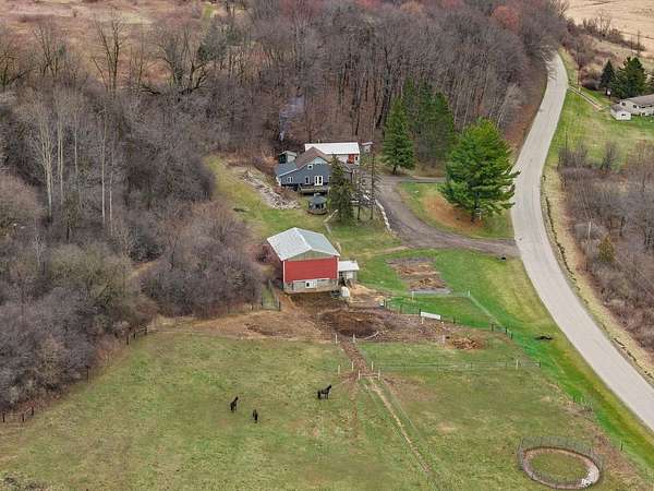 6.3 Acres of Land with Home for Sale in Reedsburg, Wisconsin