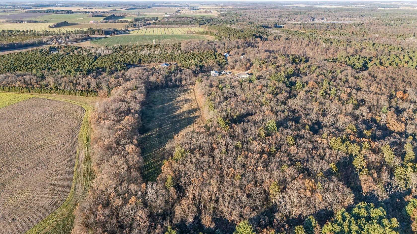 19 Acres of Recreational Land for Sale in Plainfield, Wisconsin