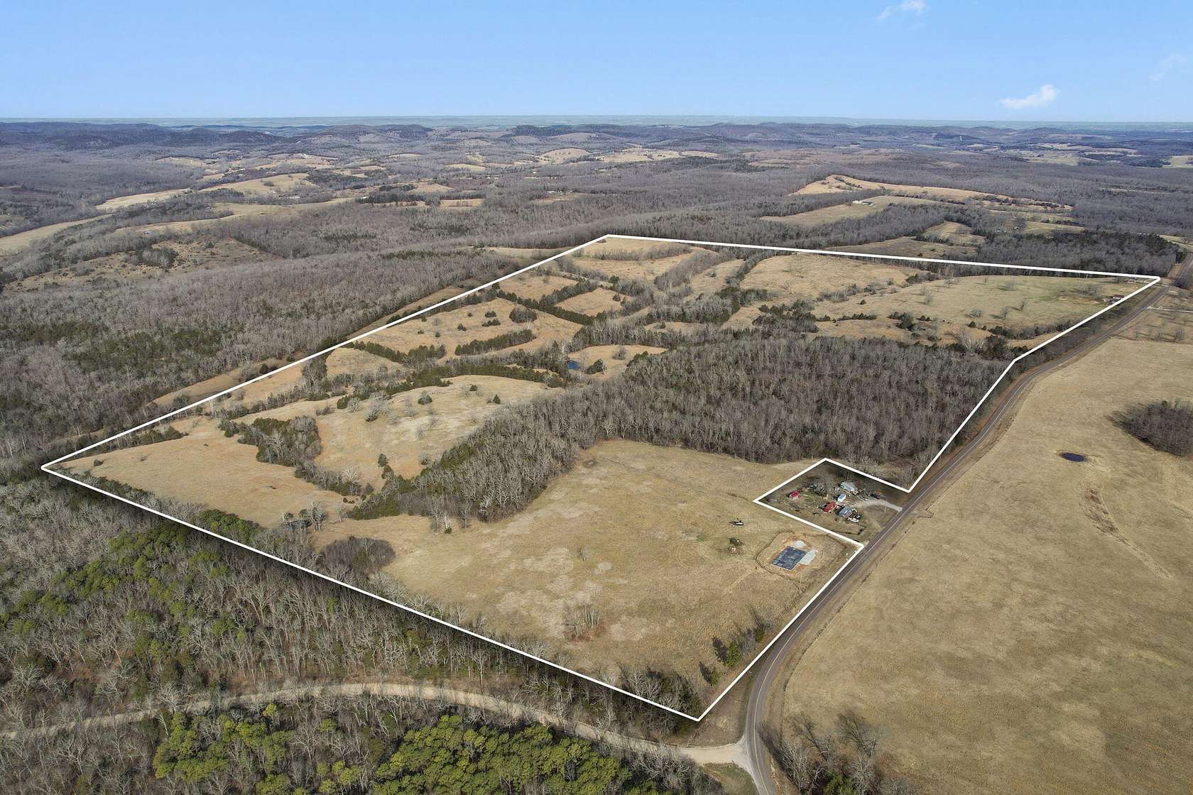 146 Acres of Land for Sale in Thornfield, Missouri