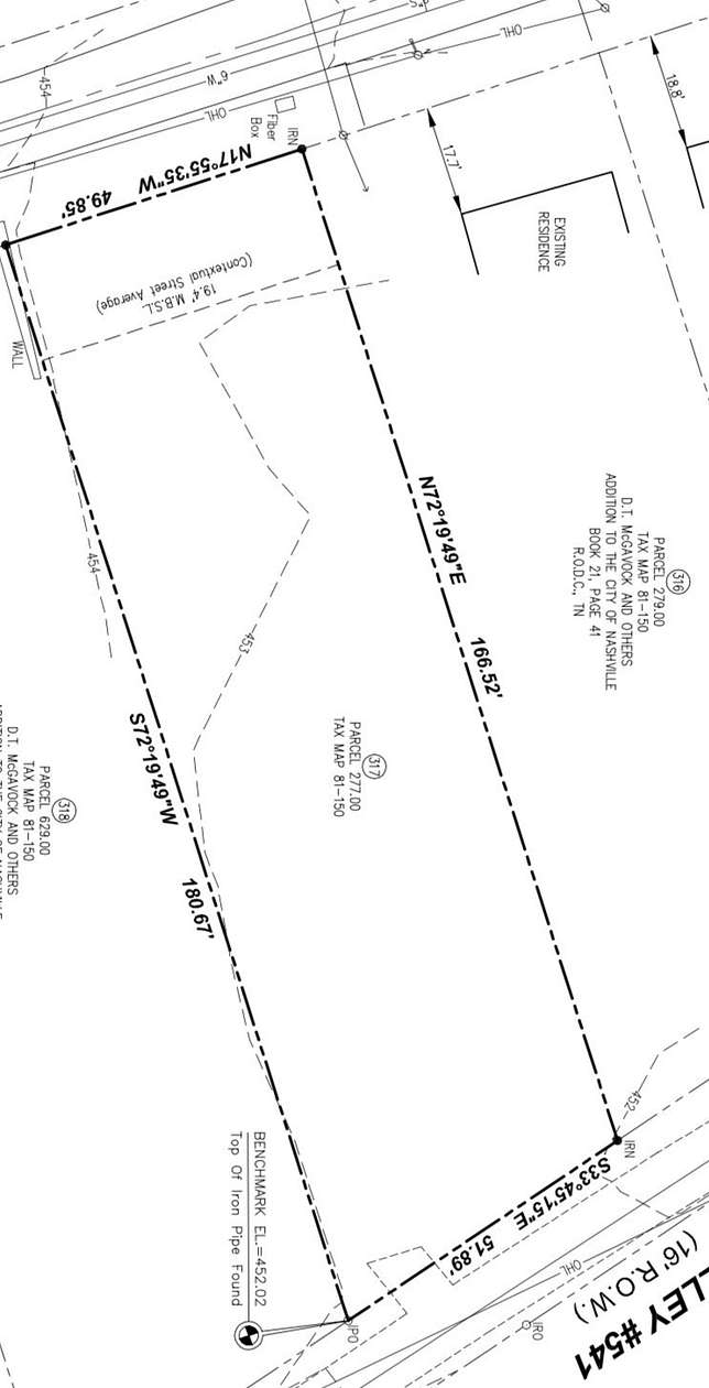 0.22 Acres of Residential Land for Sale in Nashville, Tennessee