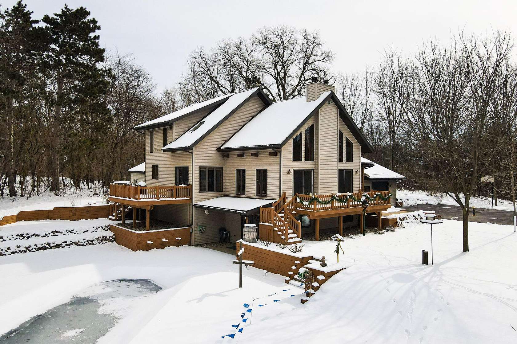 5.14 Acres of Land with Home for Sale in Montello, Wisconsin