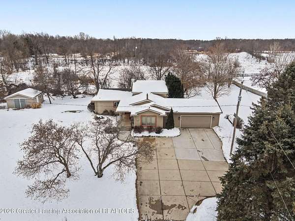 10 Acres of Land with Home for Sale in Laingsburg, Michigan