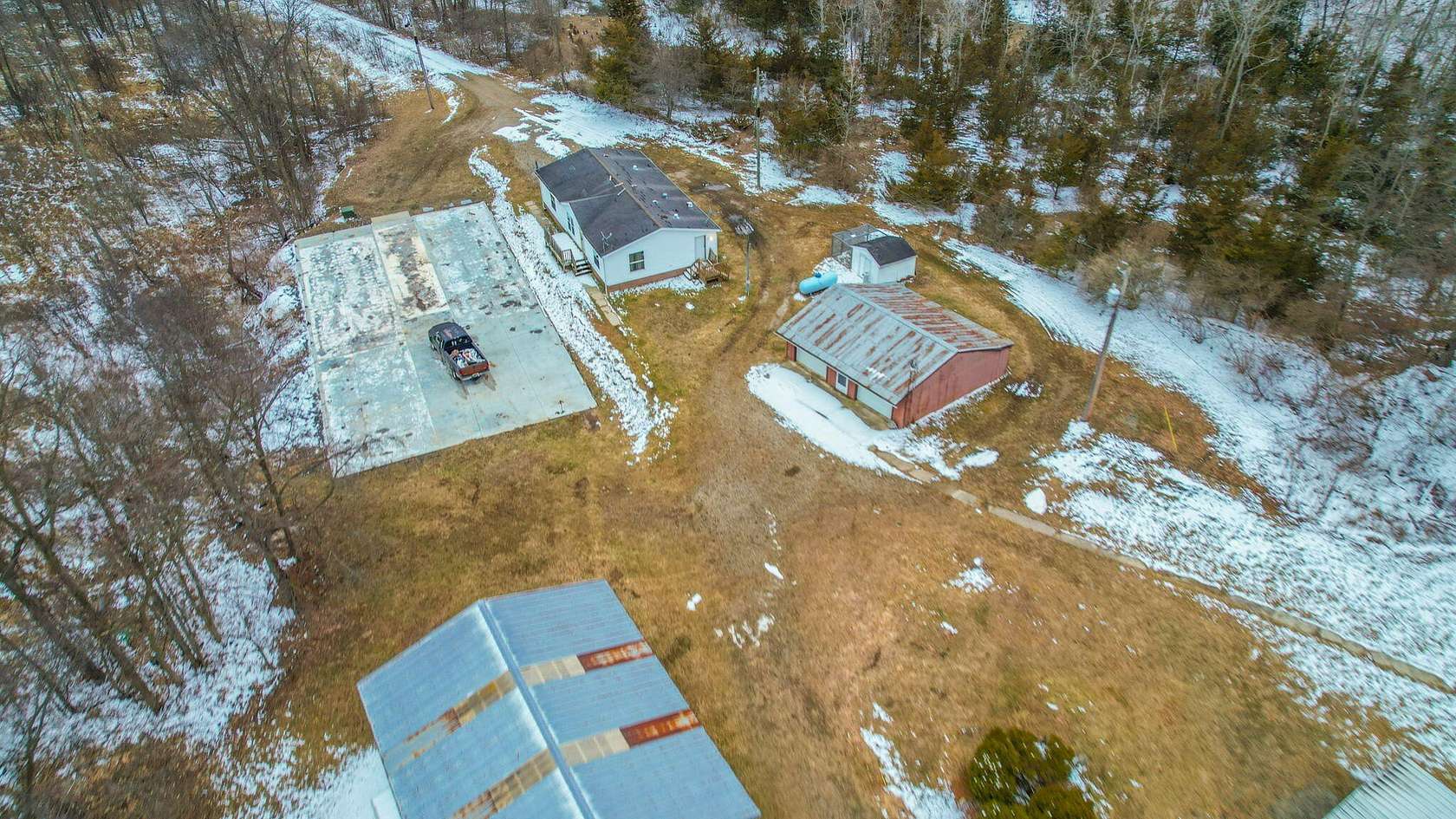 12 Acres of Land with Home for Sale in Addison, Michigan