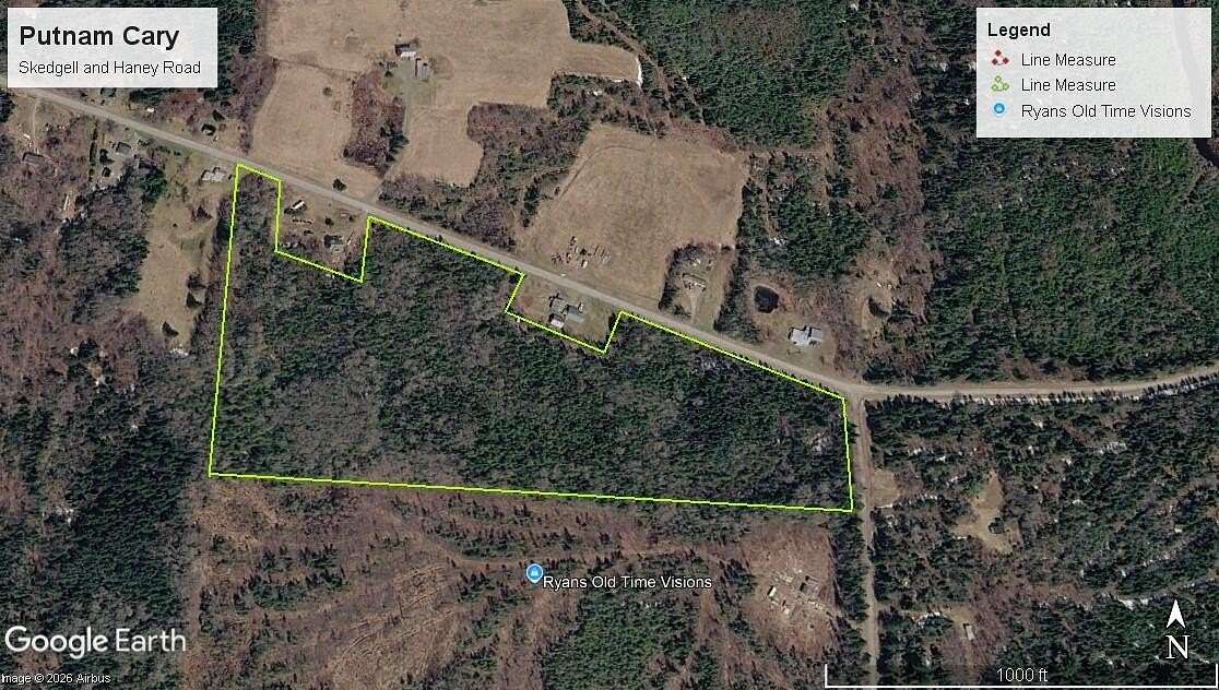 23 Acres of Recreational & Residential Land for Sale in Cary, Maine