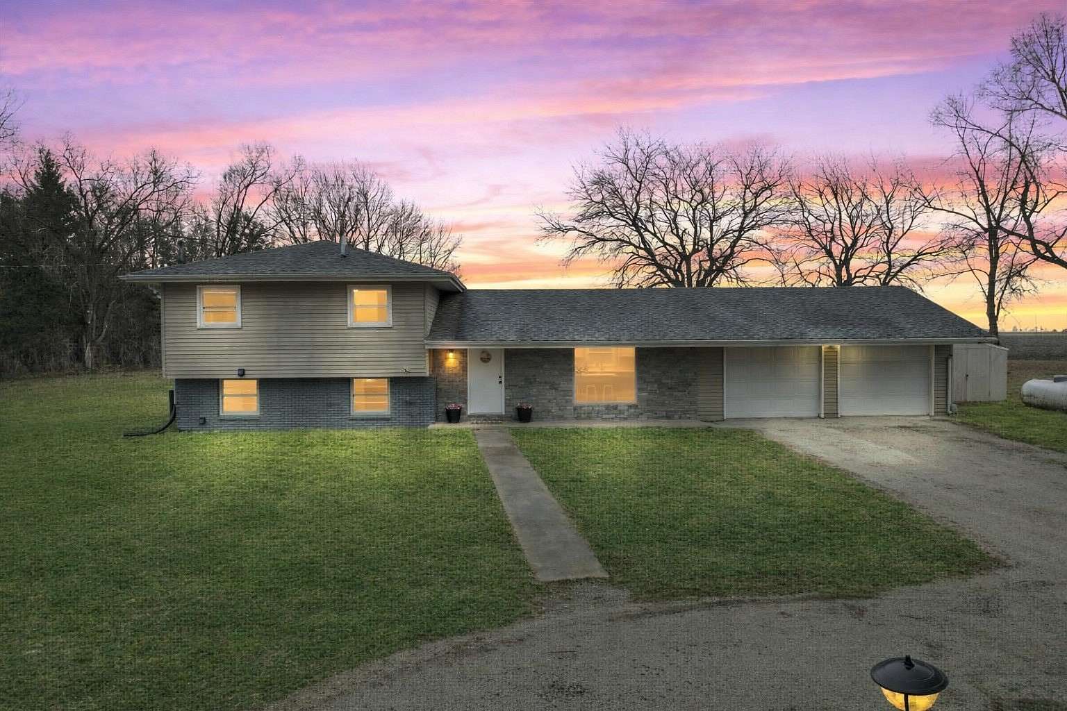 1.66 Acres of Land with Home for Sale in Hudson, Illinois