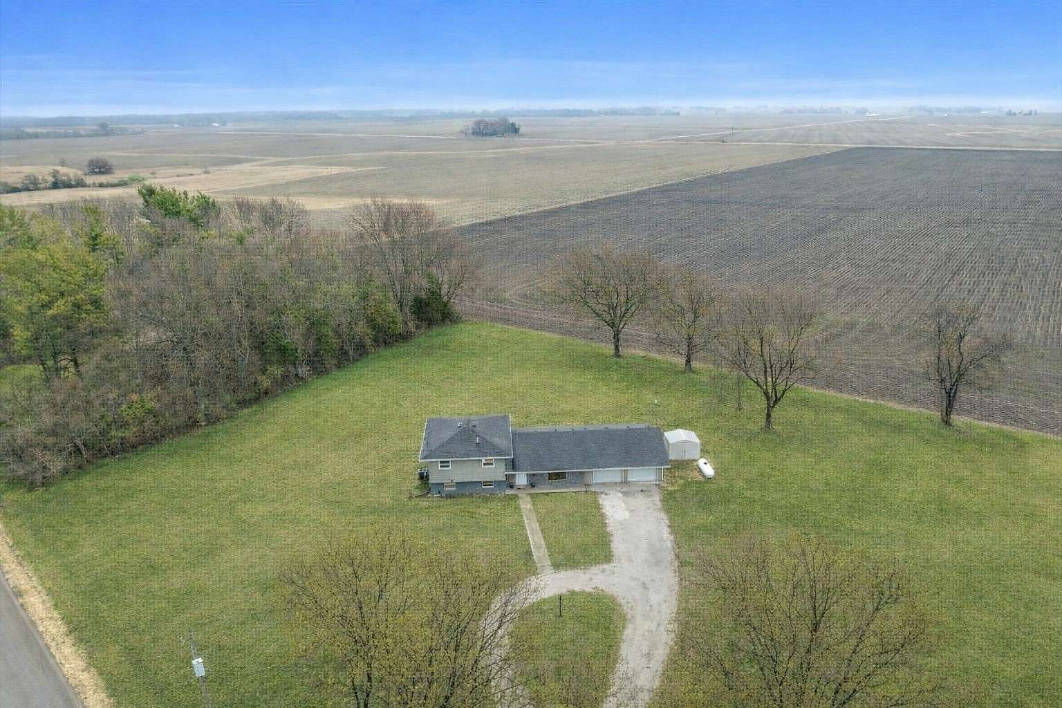 1.66 Acres of Land with Home for Sale in Hudson, Illinois