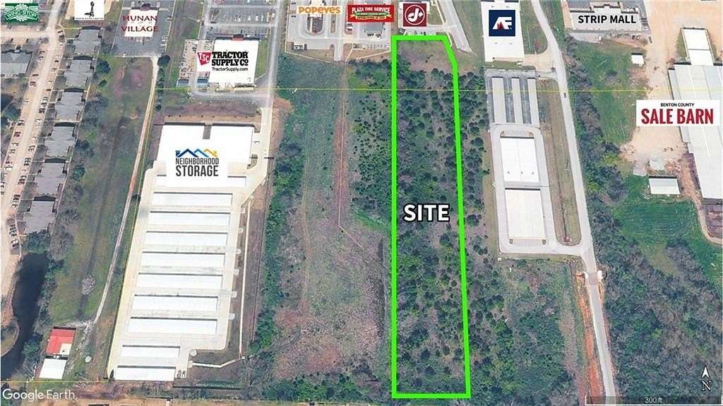 4.14 Acres of Mixed-Use Land for Sale in Siloam Springs, Arkansas