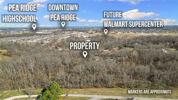 13.4 Acres of Improved Mixed-Use Land for Sale in Pea Ridge, Arkansas
