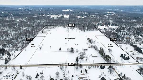 58.8 Acres of Land for Sale in Chesterland, Ohio