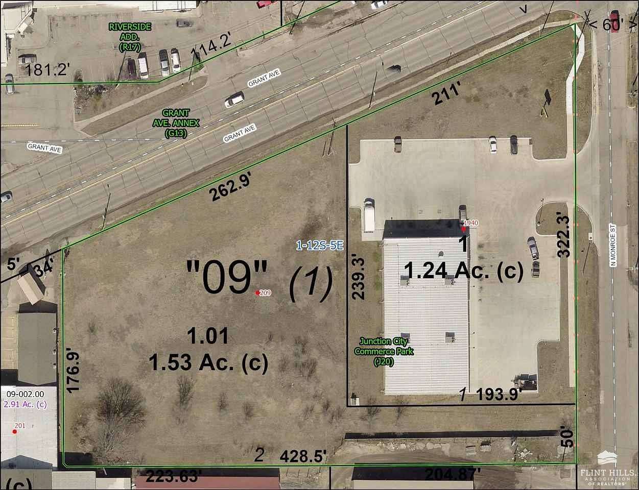 1.53 Acres of Commercial Land for Sale in Junction City, Kansas