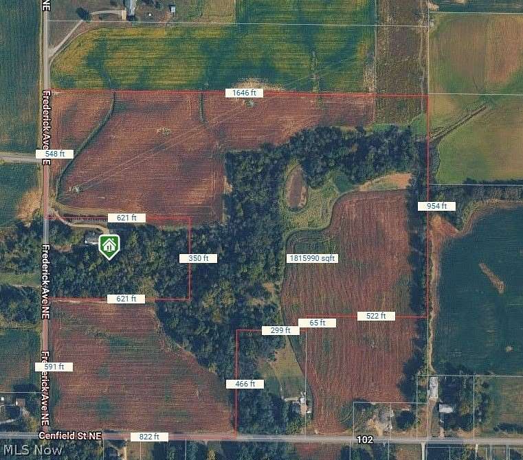 41.7 Acres of Recreational & Residential Land for Sale in Alliance, Ohio
