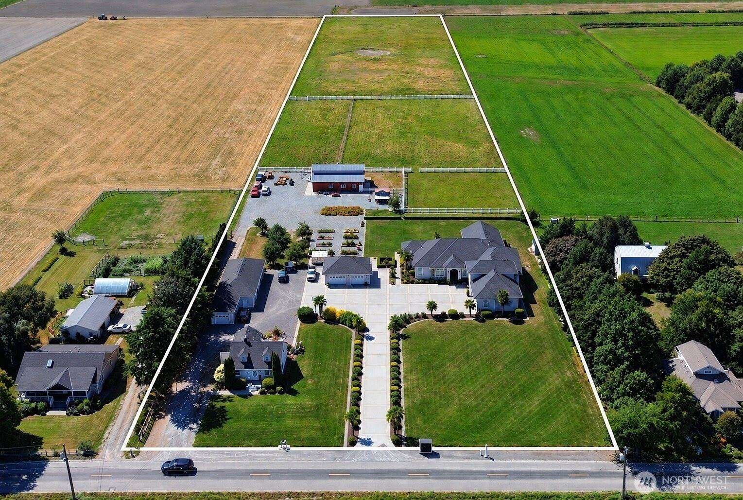 8.79 Acres of Land with Home for Sale in Mount Vernon, Washington