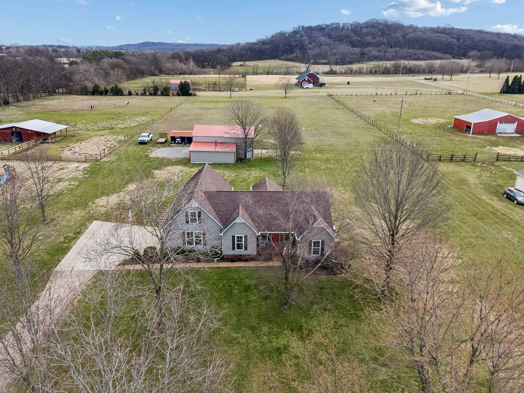 5 Acres of Land with Home for Sale in Mount Pleasant, Tennessee