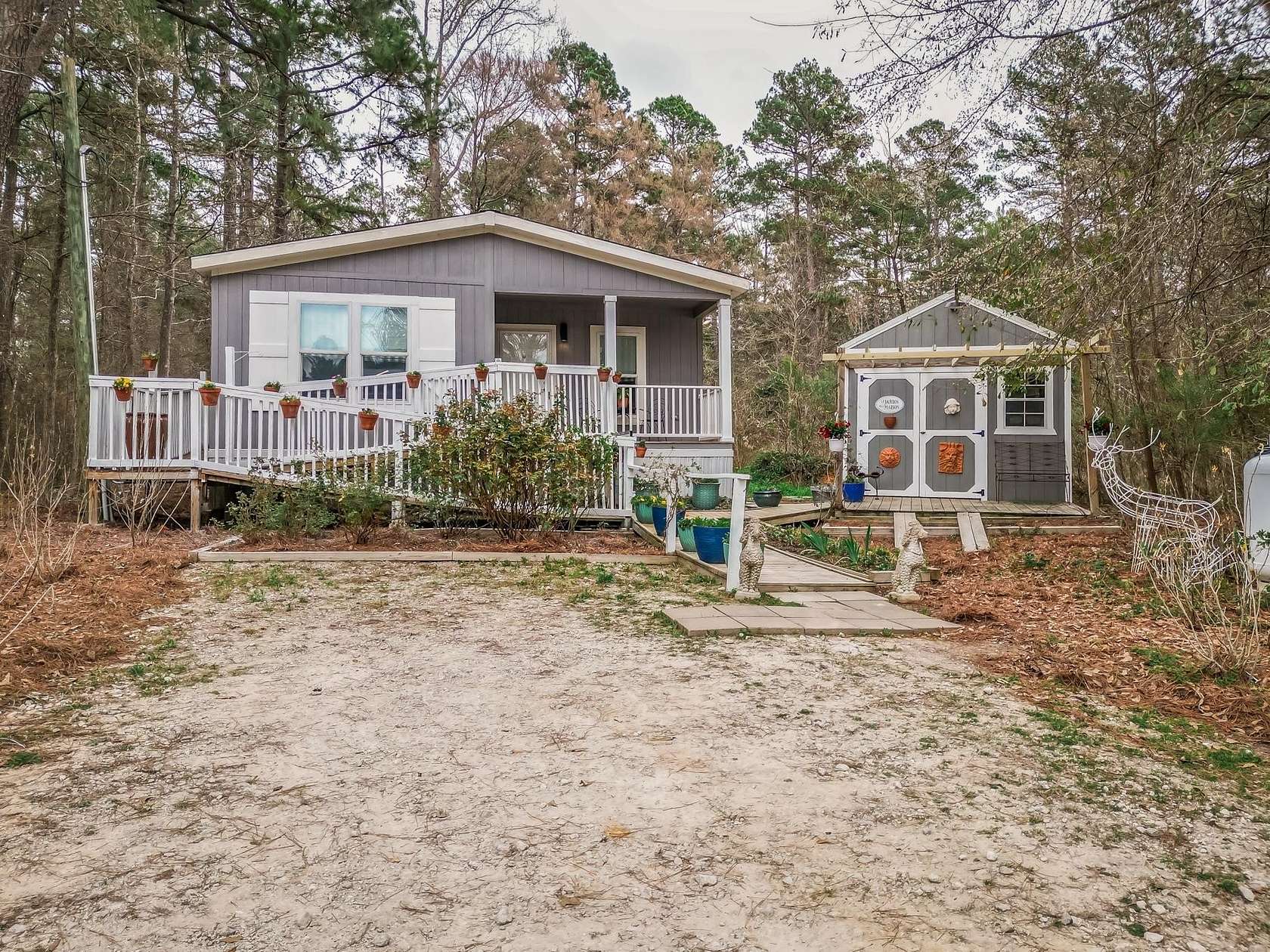 12.3 Acres of Land with Home for Sale in Ore City, Texas