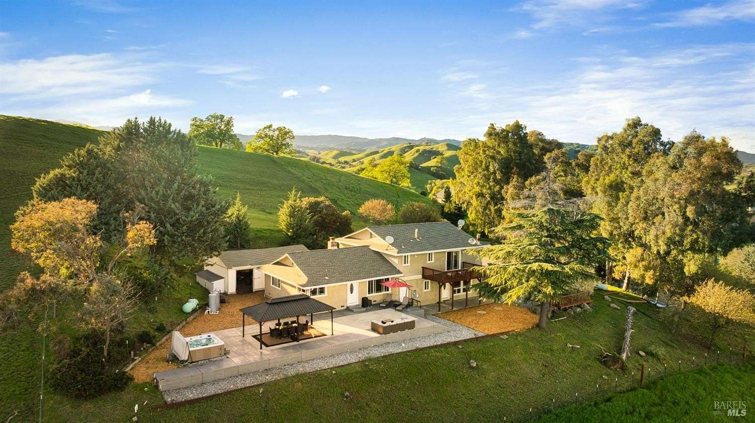 4.88 Acres of Land with Home for Sale in Vacaville, California