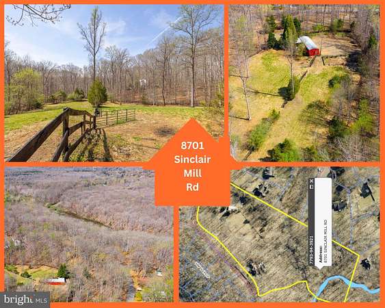 9.82 Acres of Land with Home for Sale in Manassas, Virginia