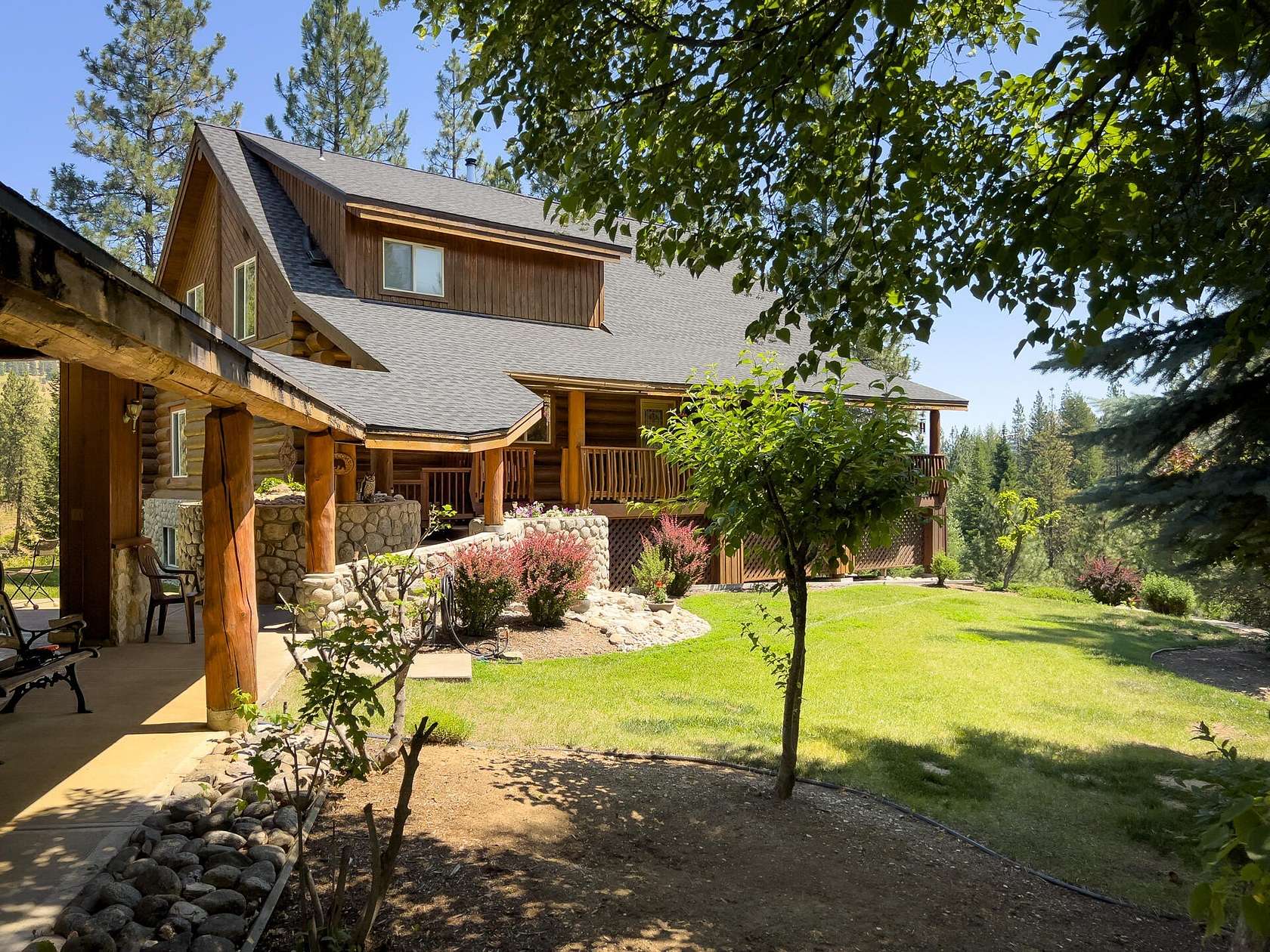 24.7 Acres of Recreational Land with Home for Sale in Inchelium, Washington