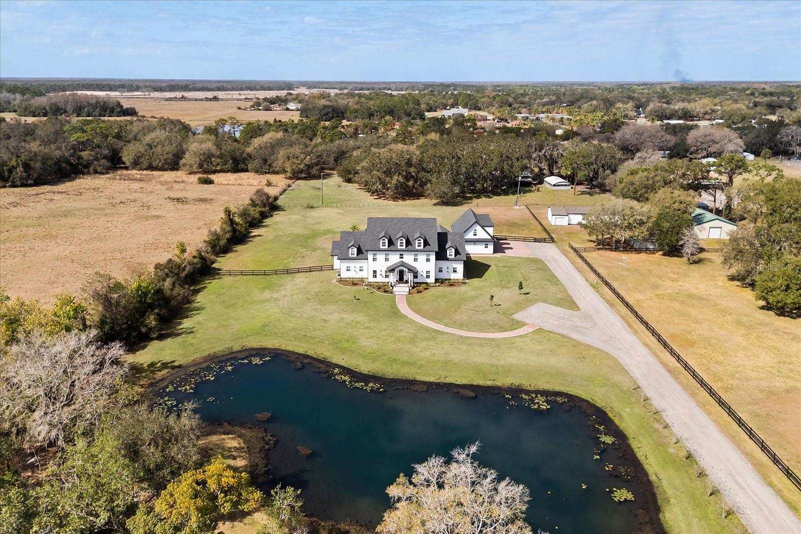 4.87 Acres of Land with Home for Sale in St. Cloud, Florida