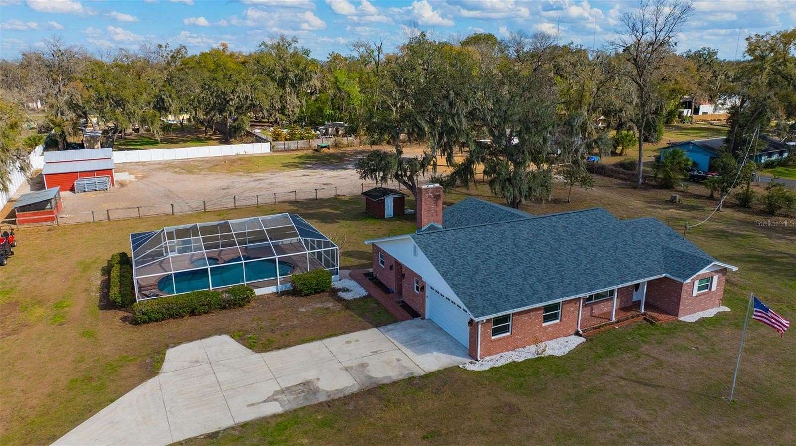 2 Acres of Land with Home for Sale in Riverview, Florida