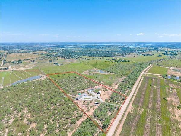 10 Acres of Land with Home for Sale in Brookesmith, Texas