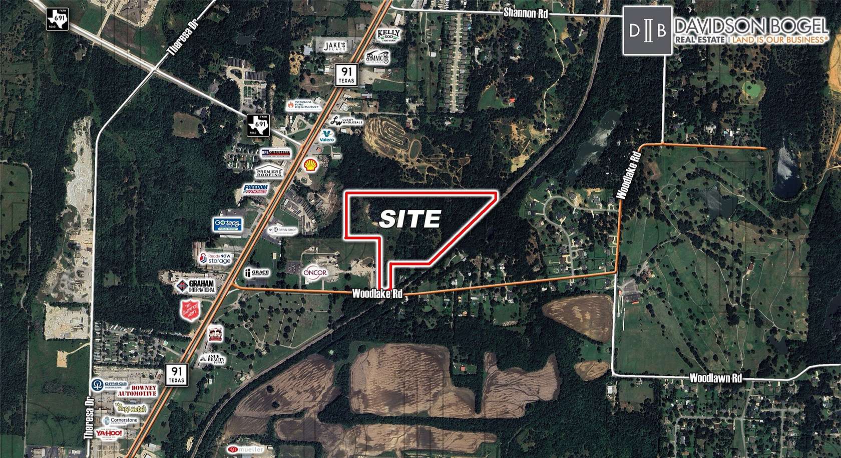 31.8 Acres of Land for Sale in Denison, Texas