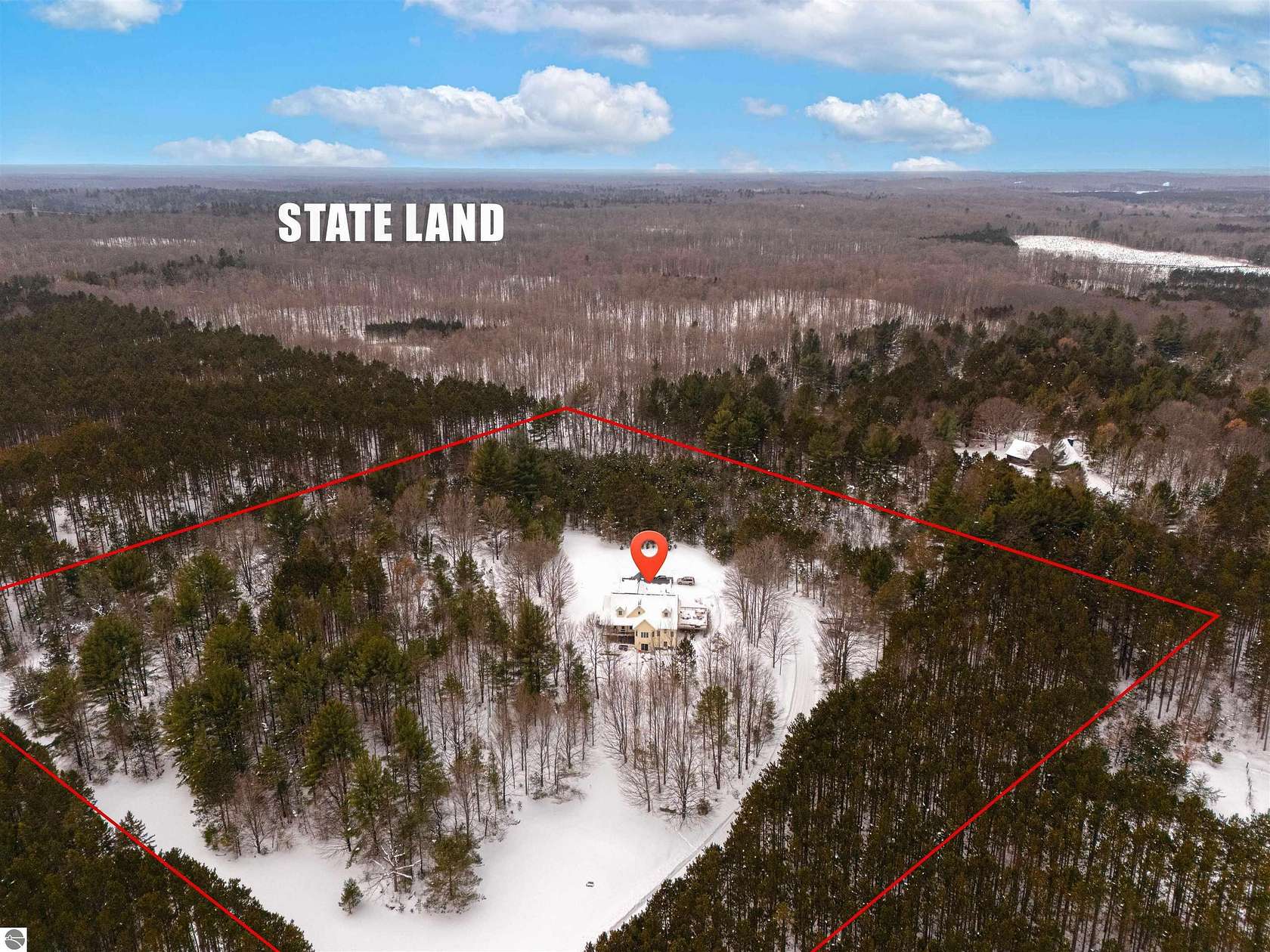 10.2 Acres of Land with Home for Sale in Williamsburg, Michigan