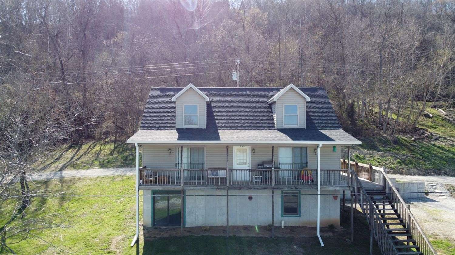 8.67 Acres of Land with Home for Sale in Patriot, Indiana