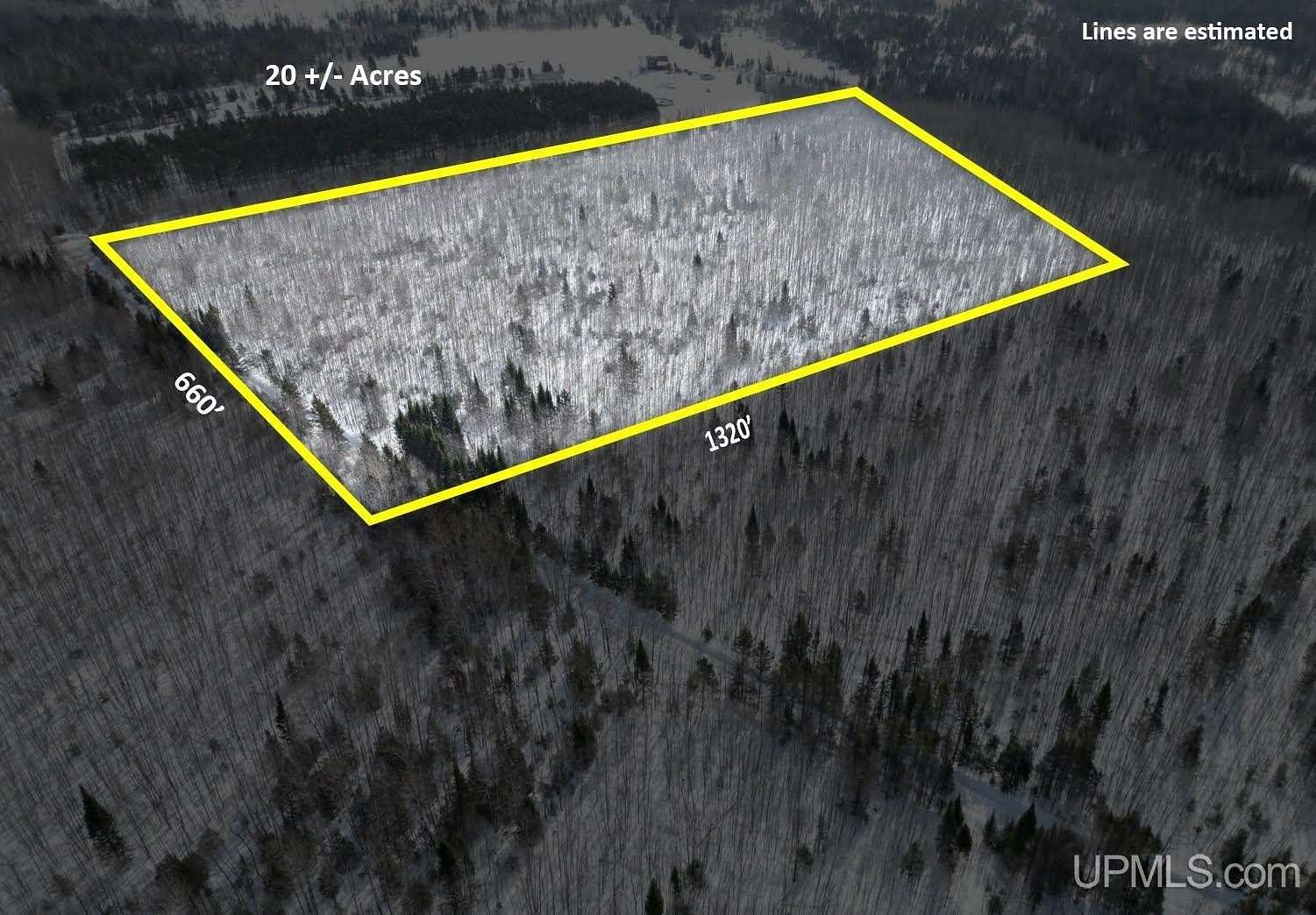 20 Acres of Recreational Land for Sale in Rock, Michigan